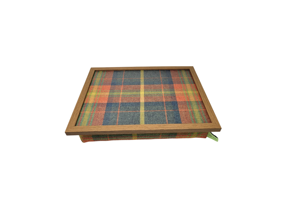 Luxury Dachshund Tartan Lap Tray With Bean Bag from Made in the Mill