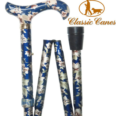 Classic Canes folding Elite adjustable height patterned walking sticks