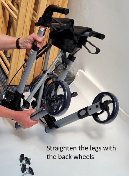 Deluxe Lightweight Rollator/Walker