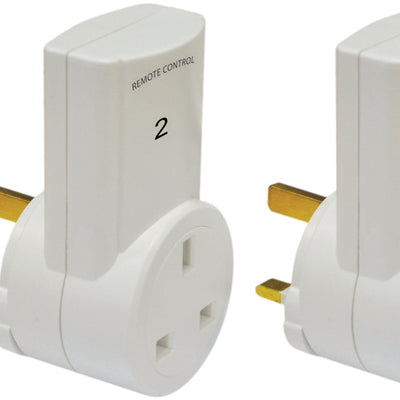 3 Way Remote Control Mains Socket Adaptor Set