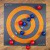 Handi Life Sport Floor Target Mat with boccia balls placed on it