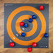 Handi Life Sport Floor Target Mat with boccia balls placed on it