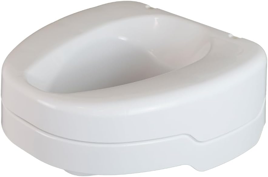 Ezy fit suction fit removable raised toilet seat - modular height 2 and 4 inches