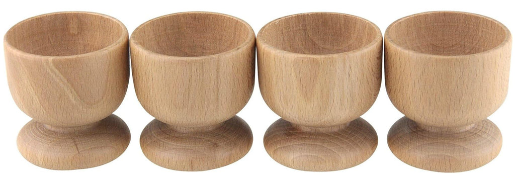 Wooden Egg Cups Pack of 4