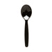 Small Reusable Dessert Spoon - Black