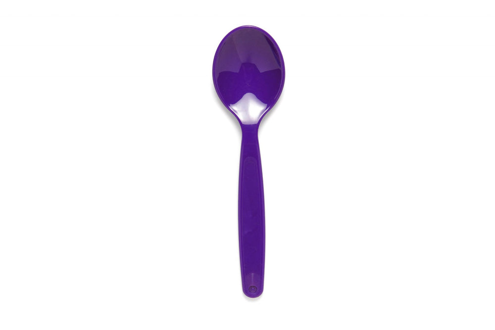 Small Reusable Dessert Spoon - Purple