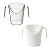 Two Handled Polycarbonate Nose Cup - Clear and White