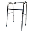 Deluxe folding walker with or without wheels