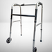 Deluxe folding walker with or without wheels