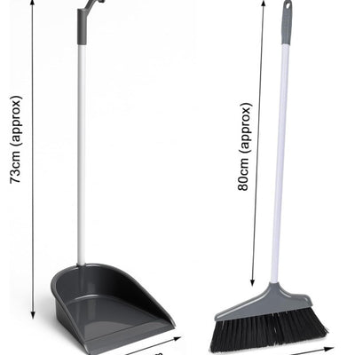 Stand Up Dustpan and Brush