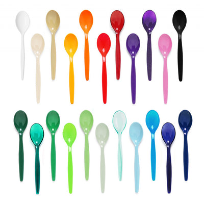 Polycarbonate Reusable Teaspoon - 23 Colours