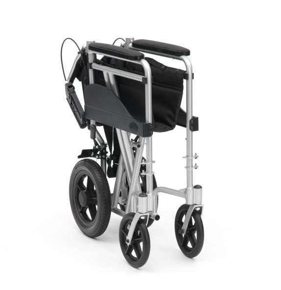 Expedition Plus Transit Chair Heavy Duty - 20 inches, folded up