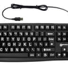 High Visibility Big Letter Keyboard - Black
