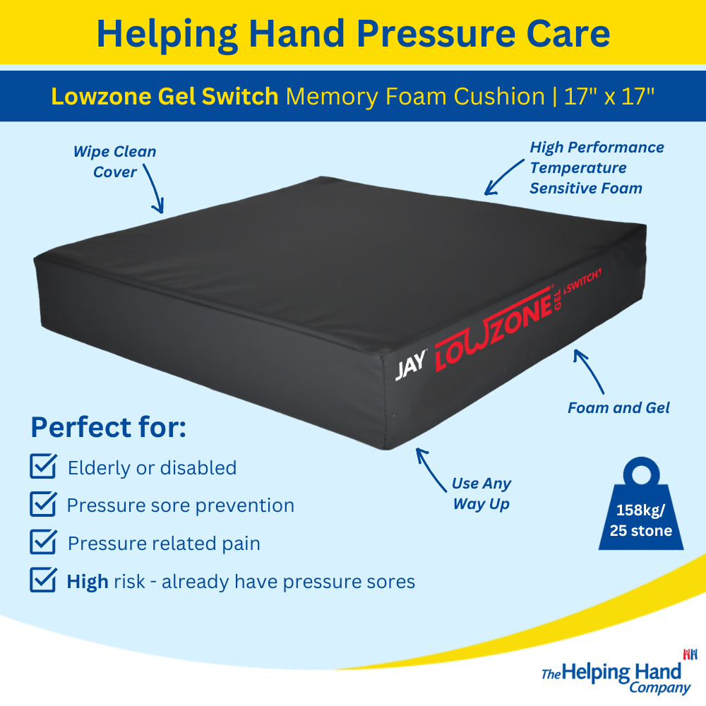 Wipe clean cover, high performance temperature sensitive foam, foam and gel, use any way up