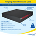Wipe clean cover, high performance temperature sensitive foam, foam and gel, use any way up