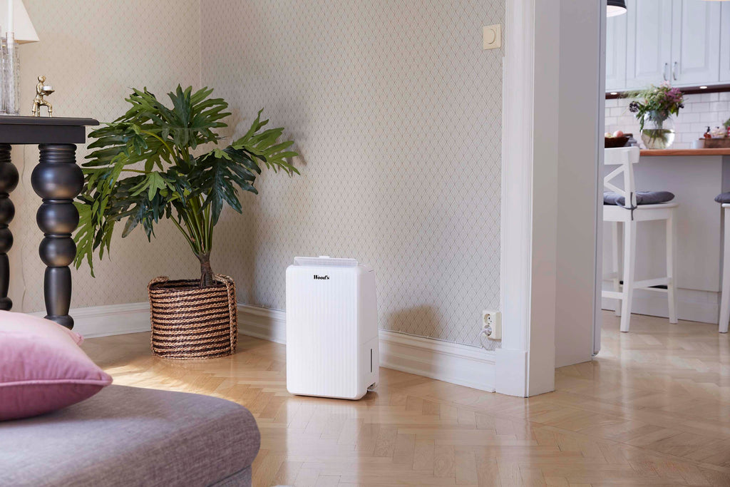Wood’s MRD14G Dehumidifer in home