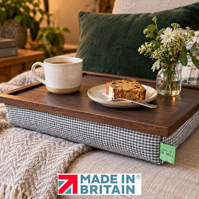 Luxury Dogtooth Lap Tray with Bean Bag by Made in the Mill