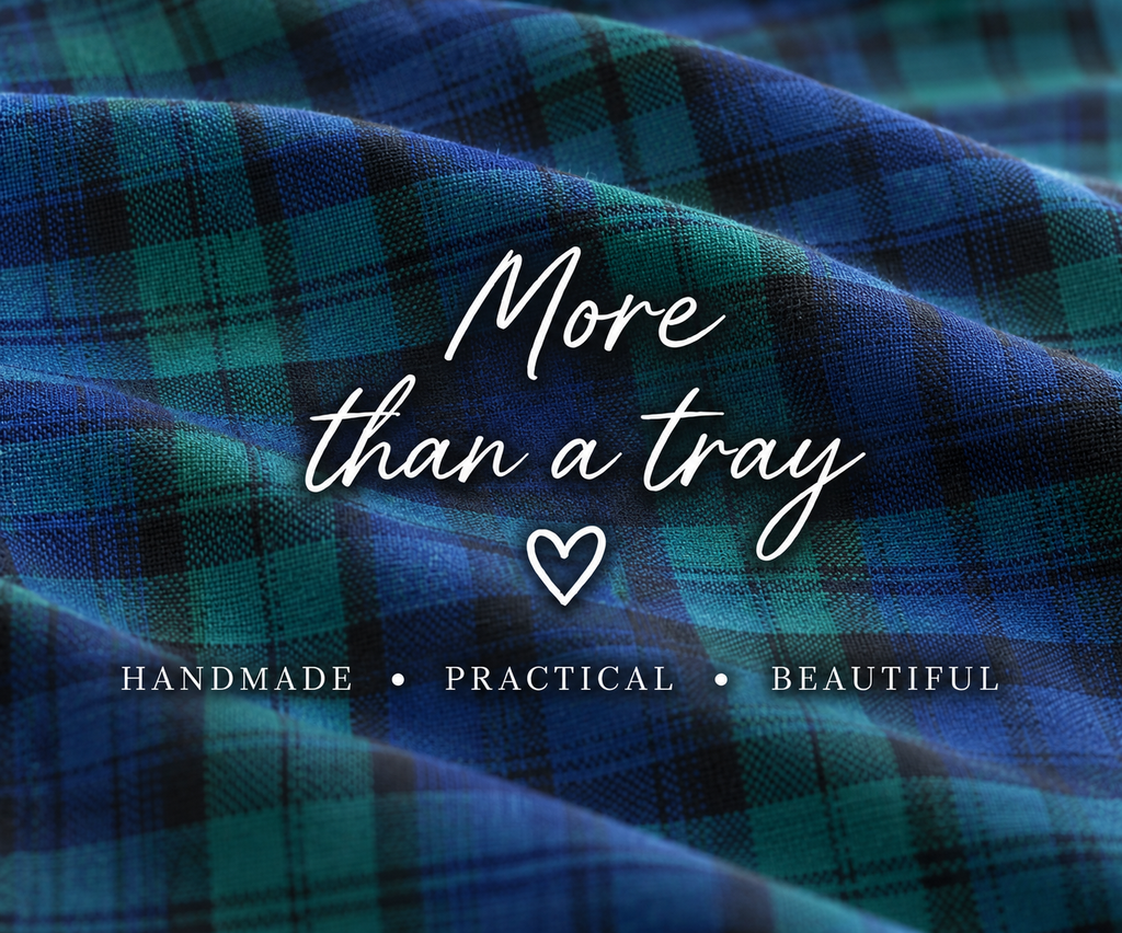 Black Watch Tartan Cushioned Luxury Lap Tray