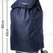 the image shows the hoppa 47 litre lightweight shopping trolley in blue