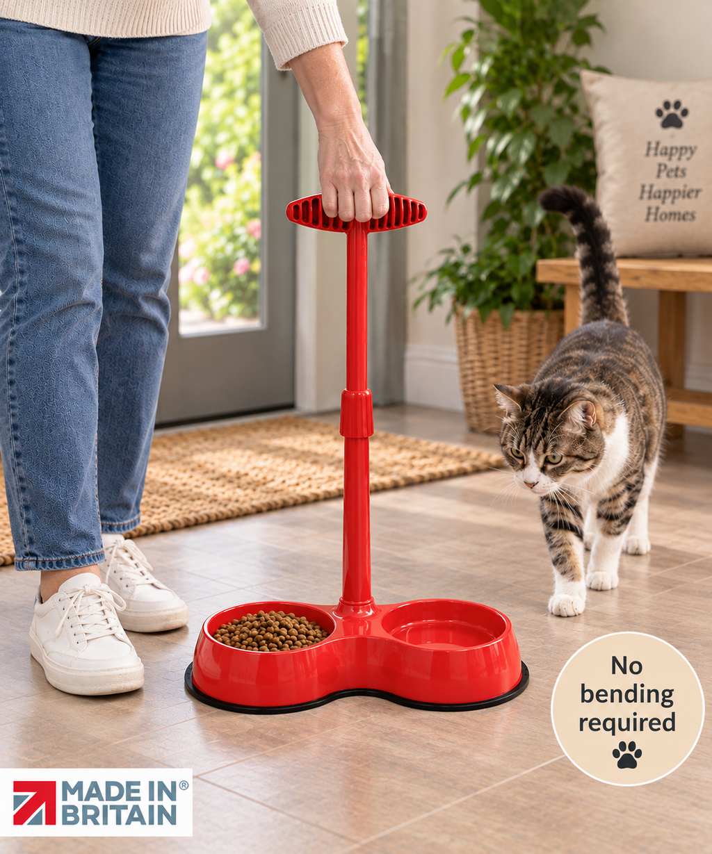 No Need to Bend Long Handled Pet Bowl - BRAND NEW!