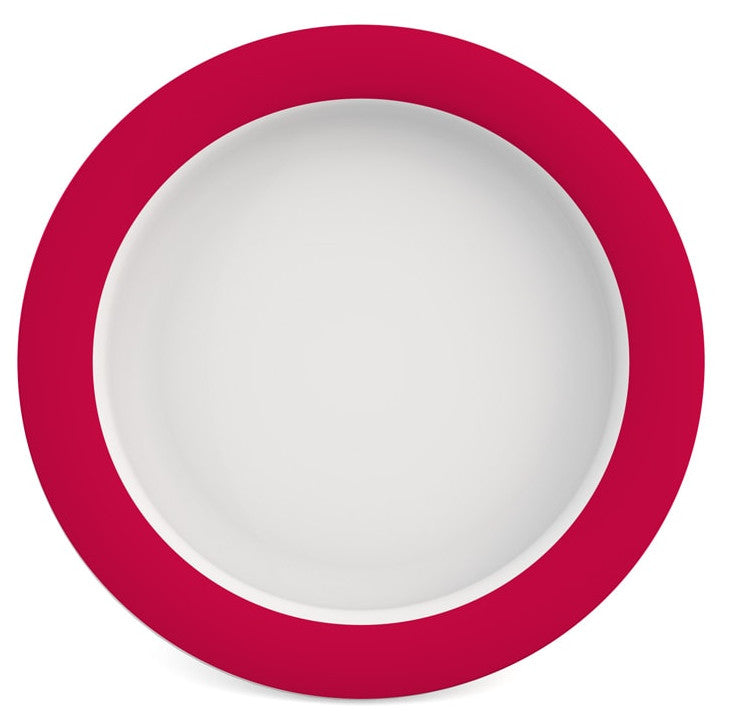 A view from above of the Ornamin Dinner Plater with Sloped Base