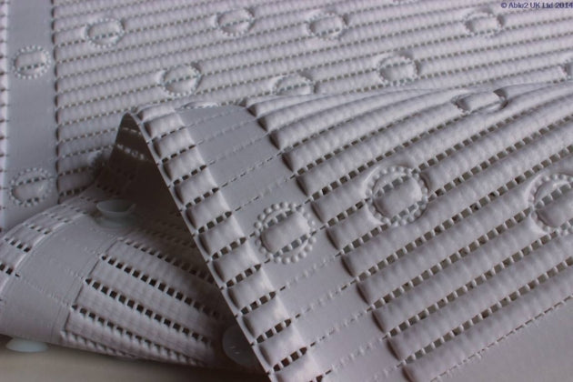 Luxury Shower Mat - White