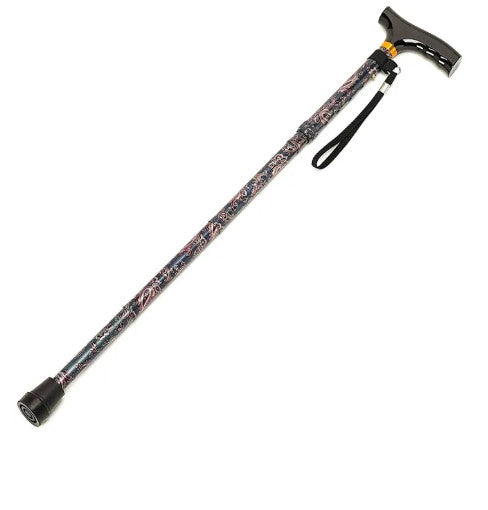 Folding Coloured Walking Stick