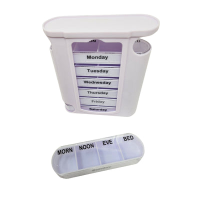 Stacked Weekday Pill Dispenser