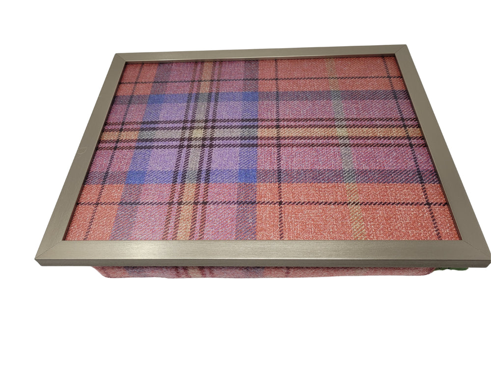 Luxury Bichon Tweed Lap Tray With Bean Bag from Made in the Mill