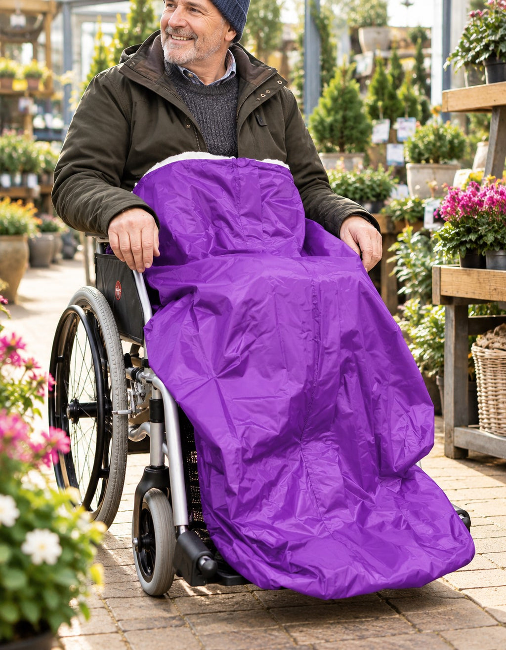 Wheelchair Cosy – in Three Colours and Three Sizes