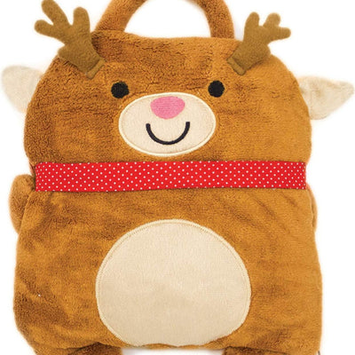 Snowman or Reindeer Pillow Comforter Blanket
