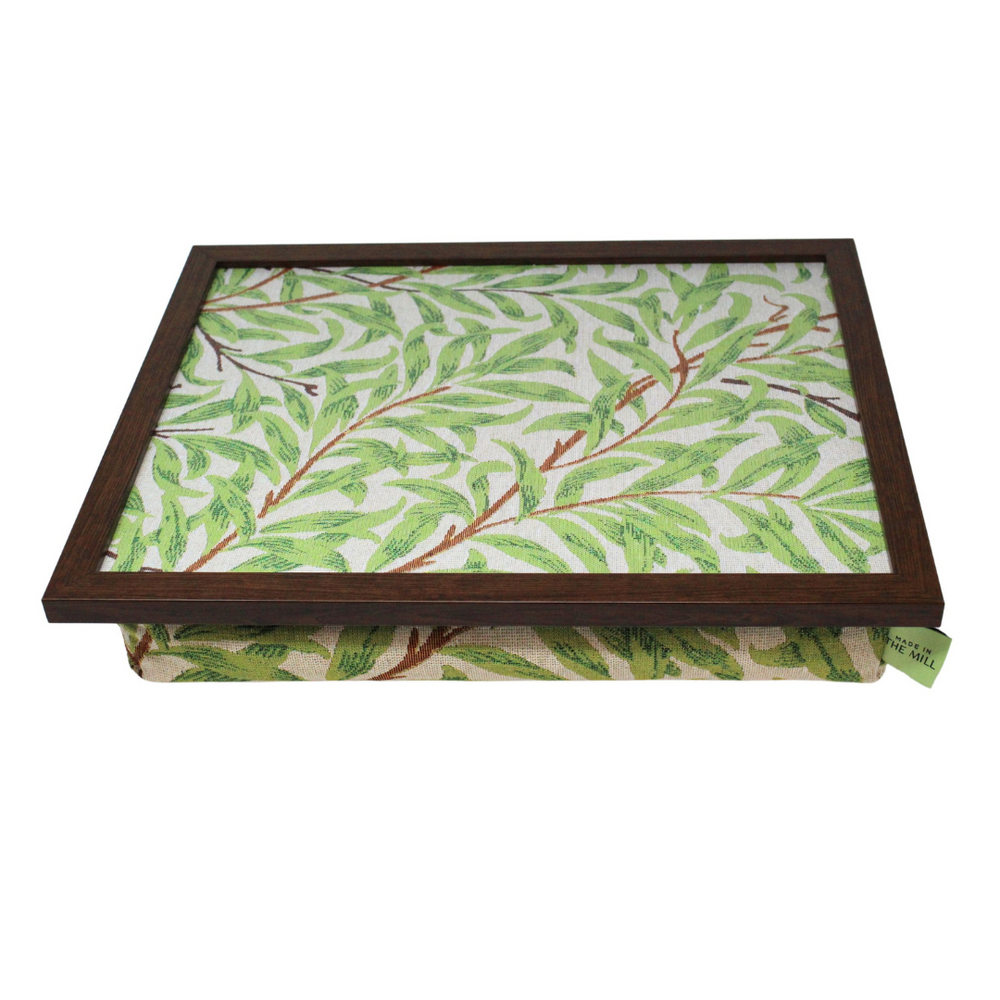 Luxury Sage Willow Lap Tray With Bean Bag from Made in the Mill