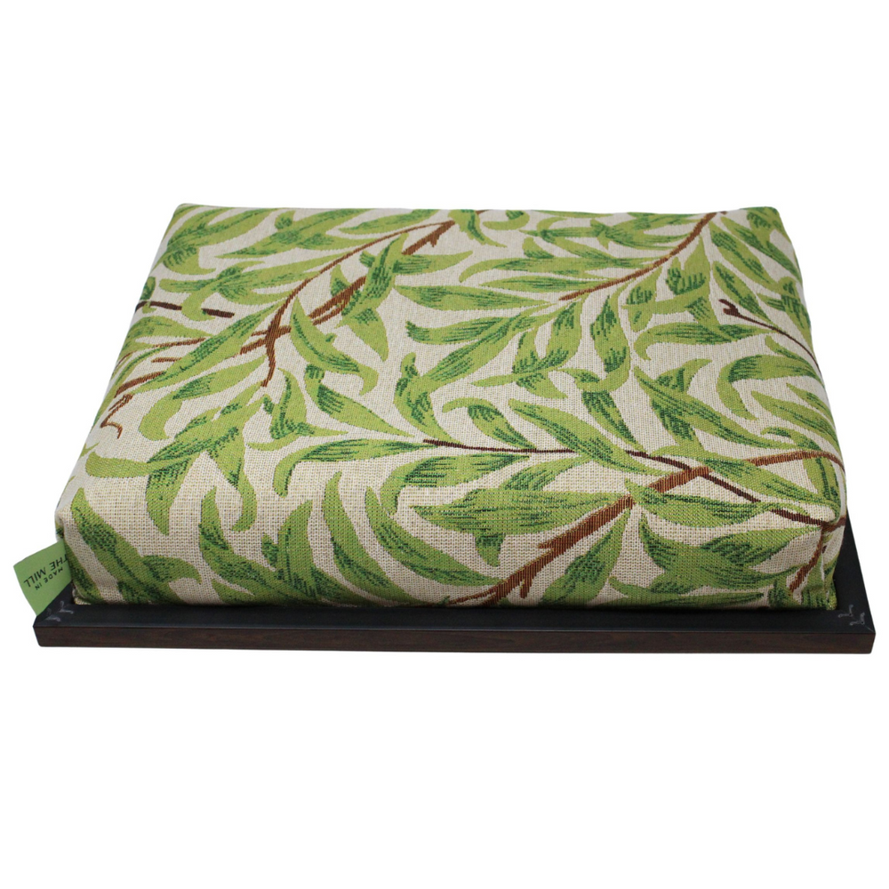 Luxury Sage Willow Lap Tray With Bean Bag from Made in the Mill