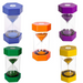 Sand Timers - Blue, Purple, Orange, Green and Yellow