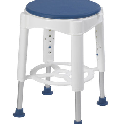 Shower Stool with Padded Swivelling Seat