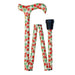 Classic Canes Folding Fashion Derby Cane Strawberries and Cream Design