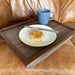 Luxury Dogtooth Lap Tray With Bean Bag