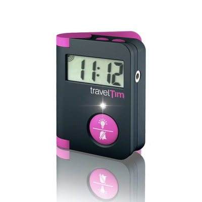TravelTim Portable Alarm Clock - Pink