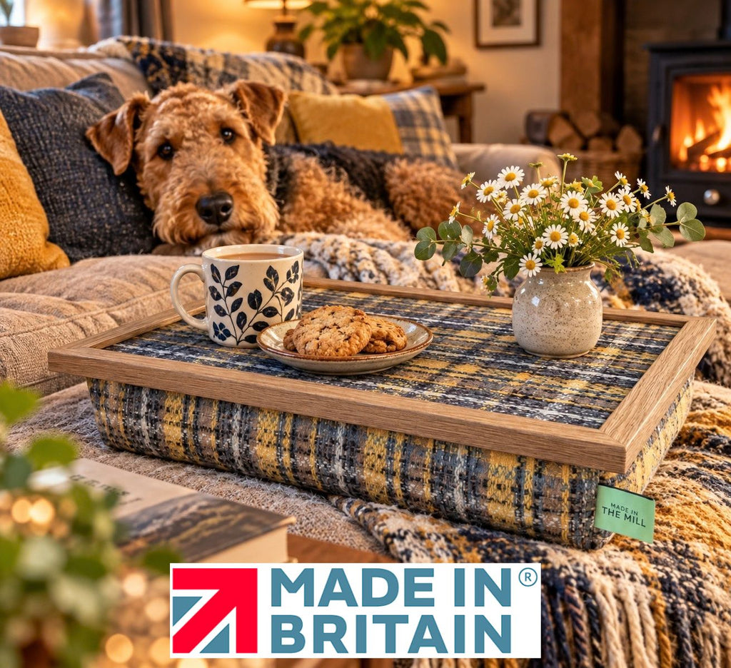 Luxury Airedale Lap Tray With Bean Bag from Made in the Mill