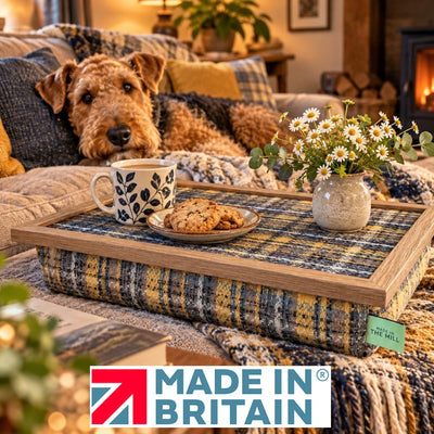 Luxury Airedale Lap Tray With Bean Bag from Made in the Mill