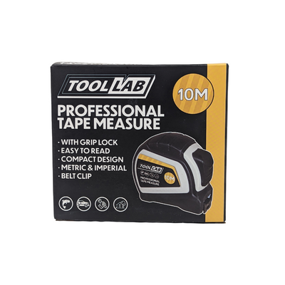 ToolLab Tape Measure with Large Numbers