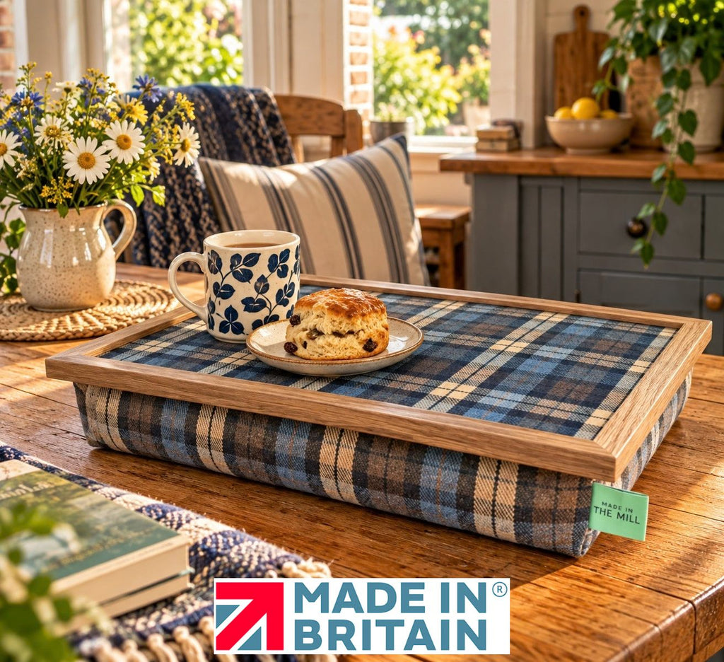 Luxury Bracken Lap Tray With Bean Bag from Made in the Mill