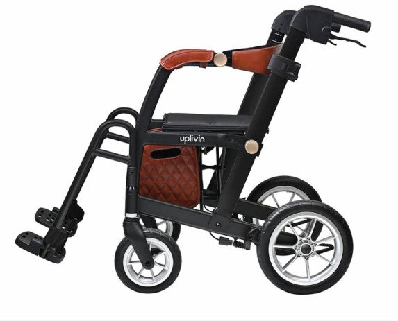 Uplivin' Glide 2-in-1 Rollator and Transit Wheelchair