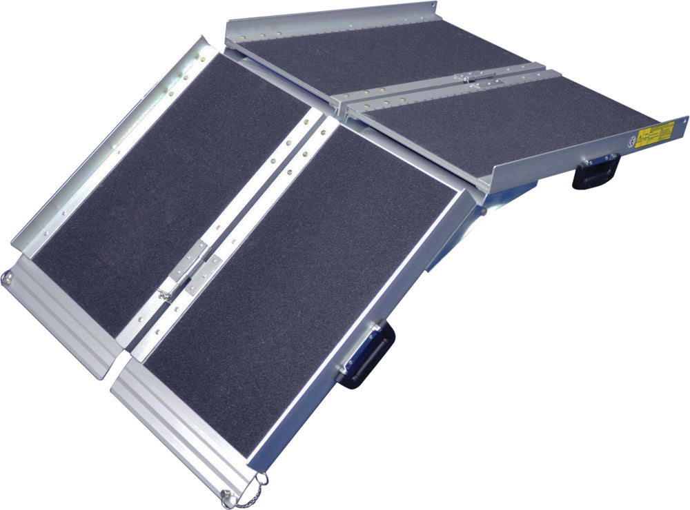 the image shows the folding suitcase ramp