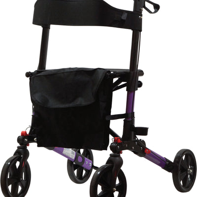 The Purple Deluxe Fold Flat Rollator