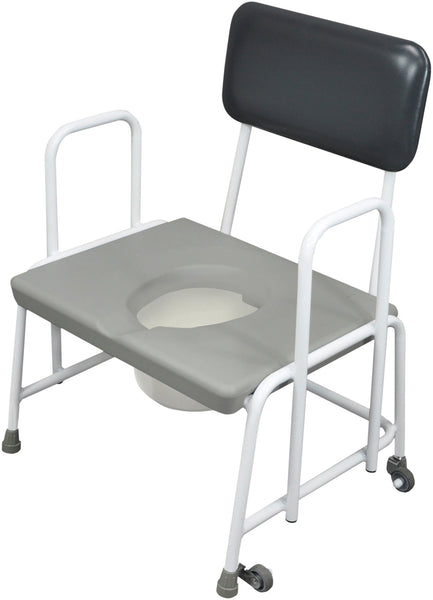 the image shows the dorset devon and suffolk bariatric commode