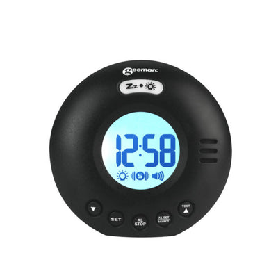 Wake 'N' Shake Voyager Alarm Clock - Black