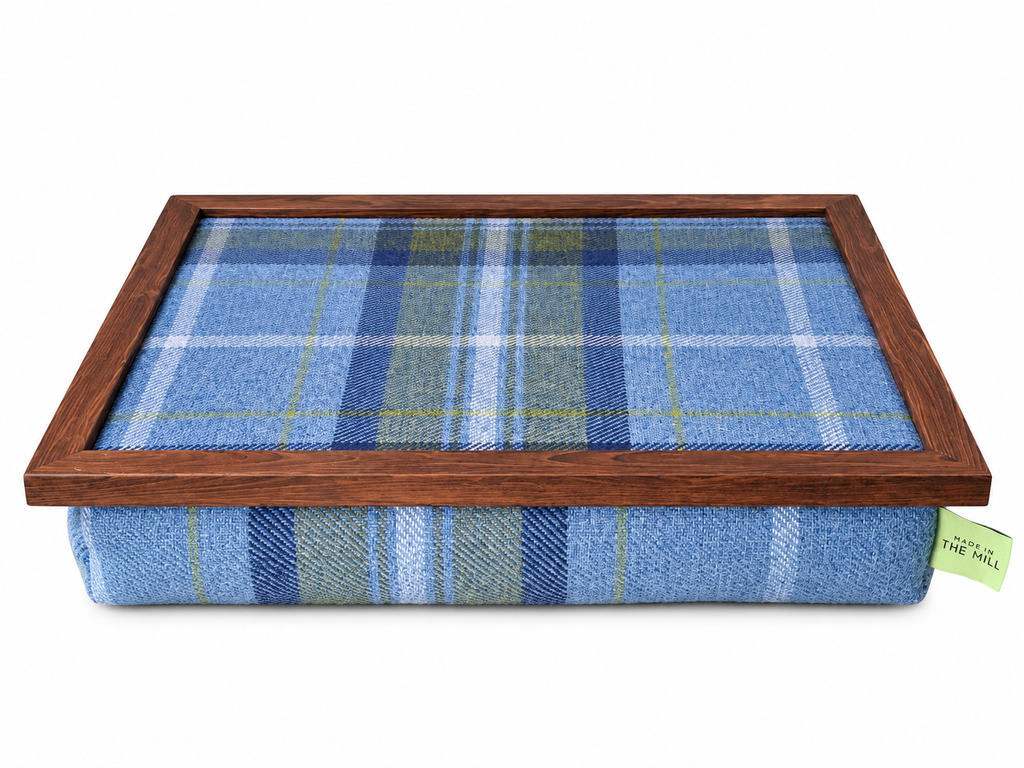 Luxury Westie Tweed Lap Tray With Bean Bag from Made in the Mill