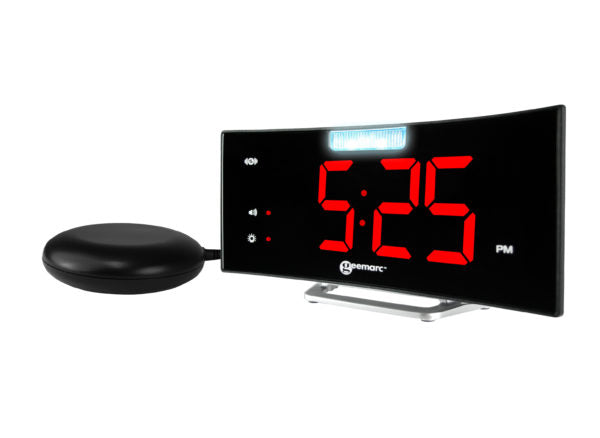 Wake 'N' Shake Curve Alarm Clock