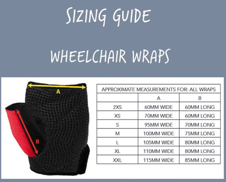 Wheelchair Wraps/Gloves - size extra small